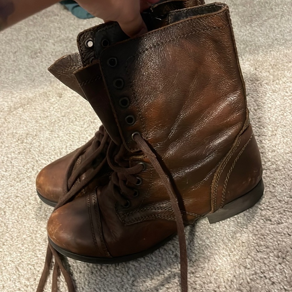 Steve Madden combat boots